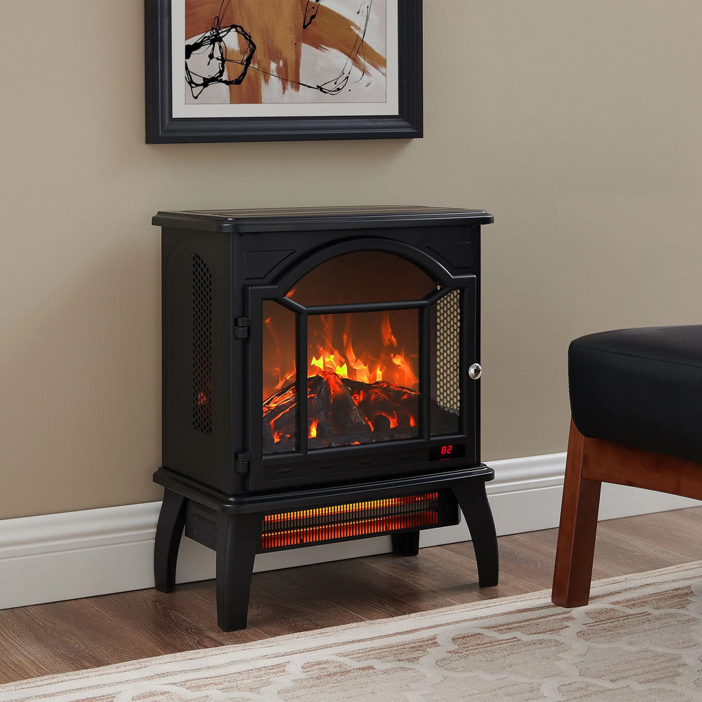 18" Electric Fireplace Stove with Remote Control Z3704