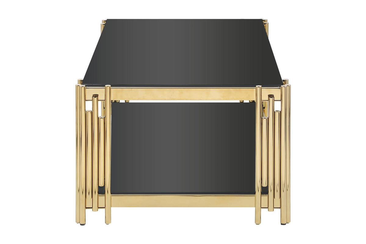 Rectangular Glass Top Coffee Table T6720