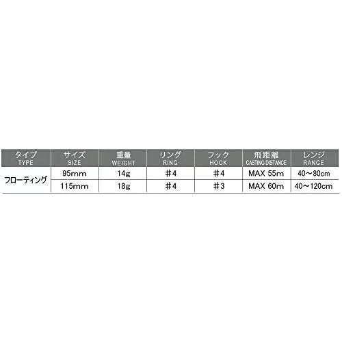 95mm 14g Mid Diver Lure T108846