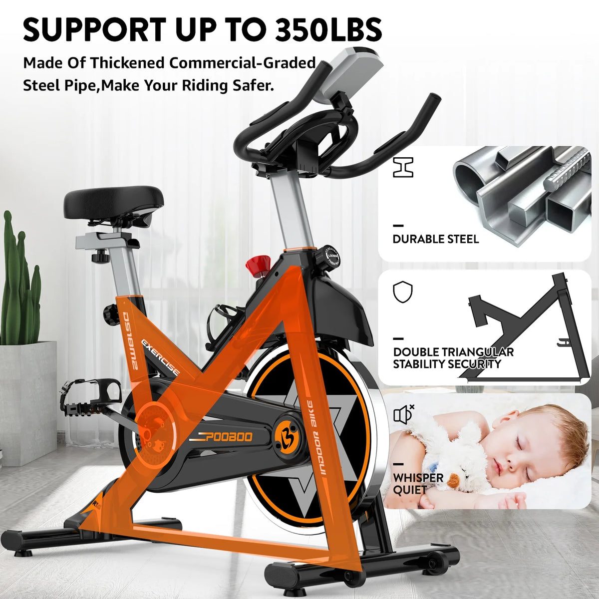 Indoor Cycling Bike Magnetic Resistance S68177