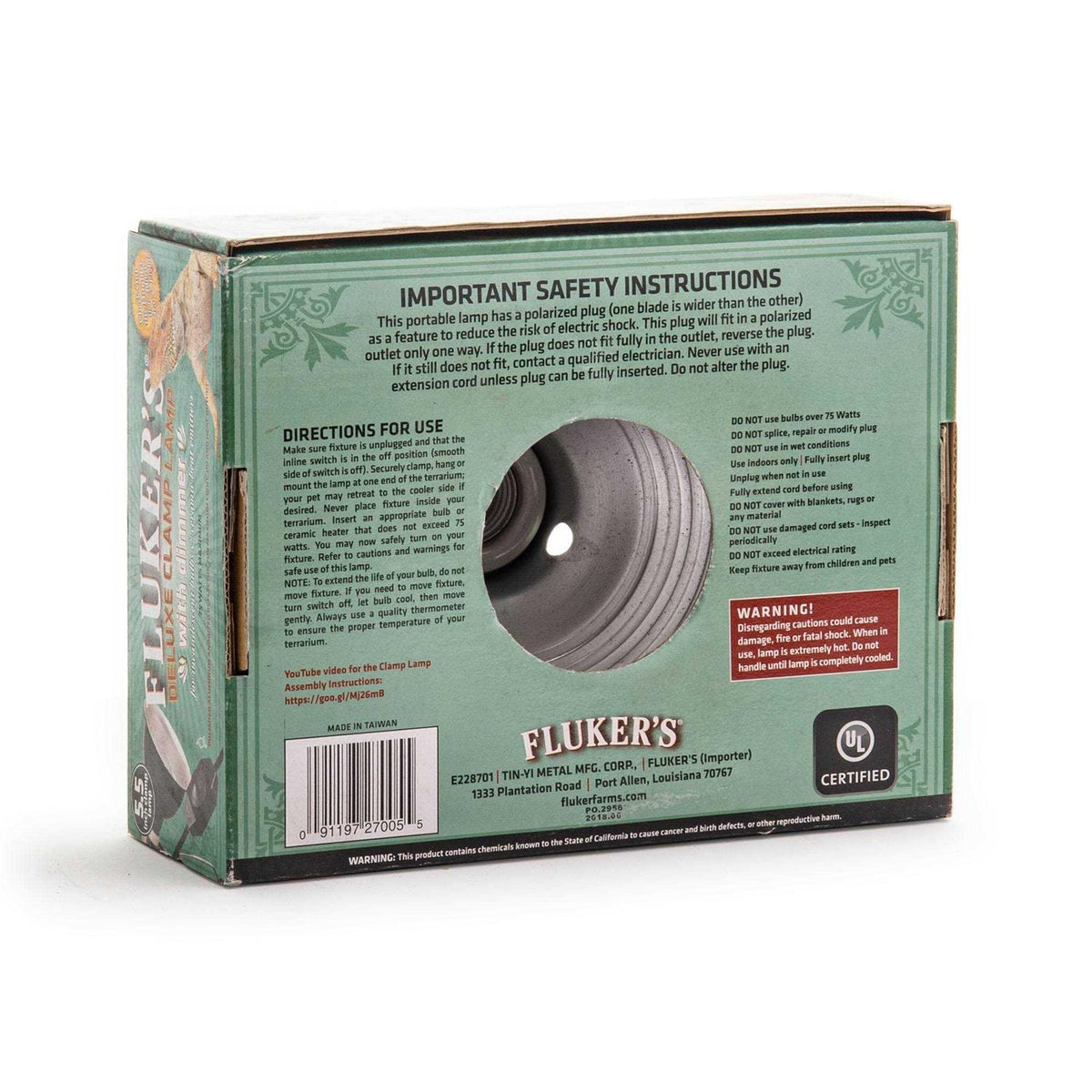 Clamp Lamp with Dimmer F4738