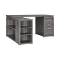 L-shape Office Desk Weathered Grey S767346
