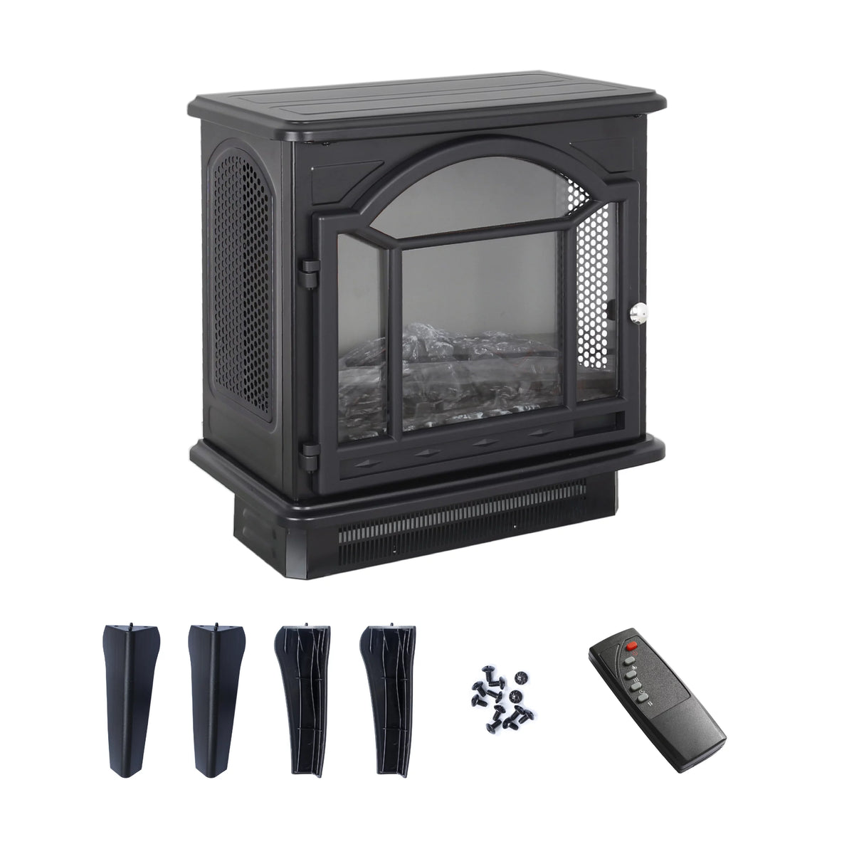18" Electric Fireplace Stove with Remote Control Z3704