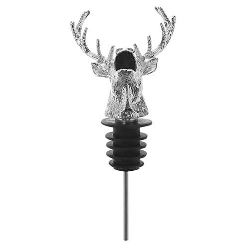 Deer Head Wine Pourer with Silicone Stopper K3198