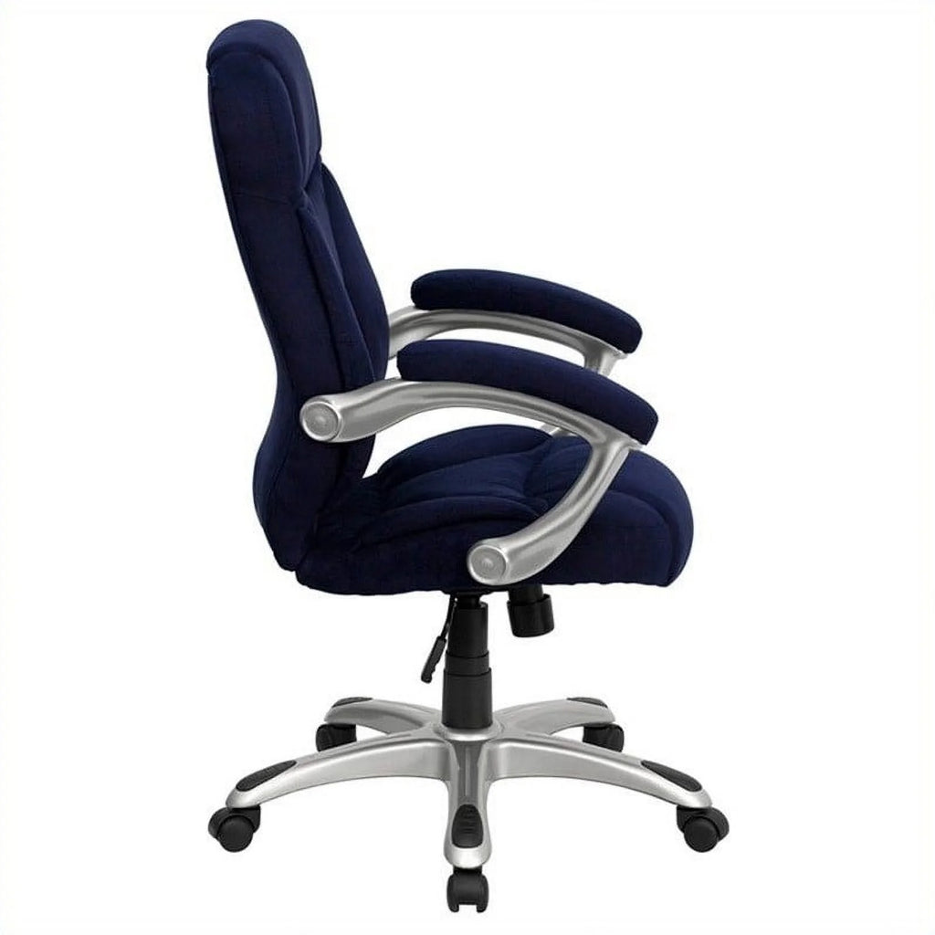 Navy Microfiber Upholstered Office Chair G17424